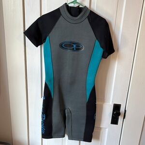 OP Gray and Teal Men's Wetsuit‎